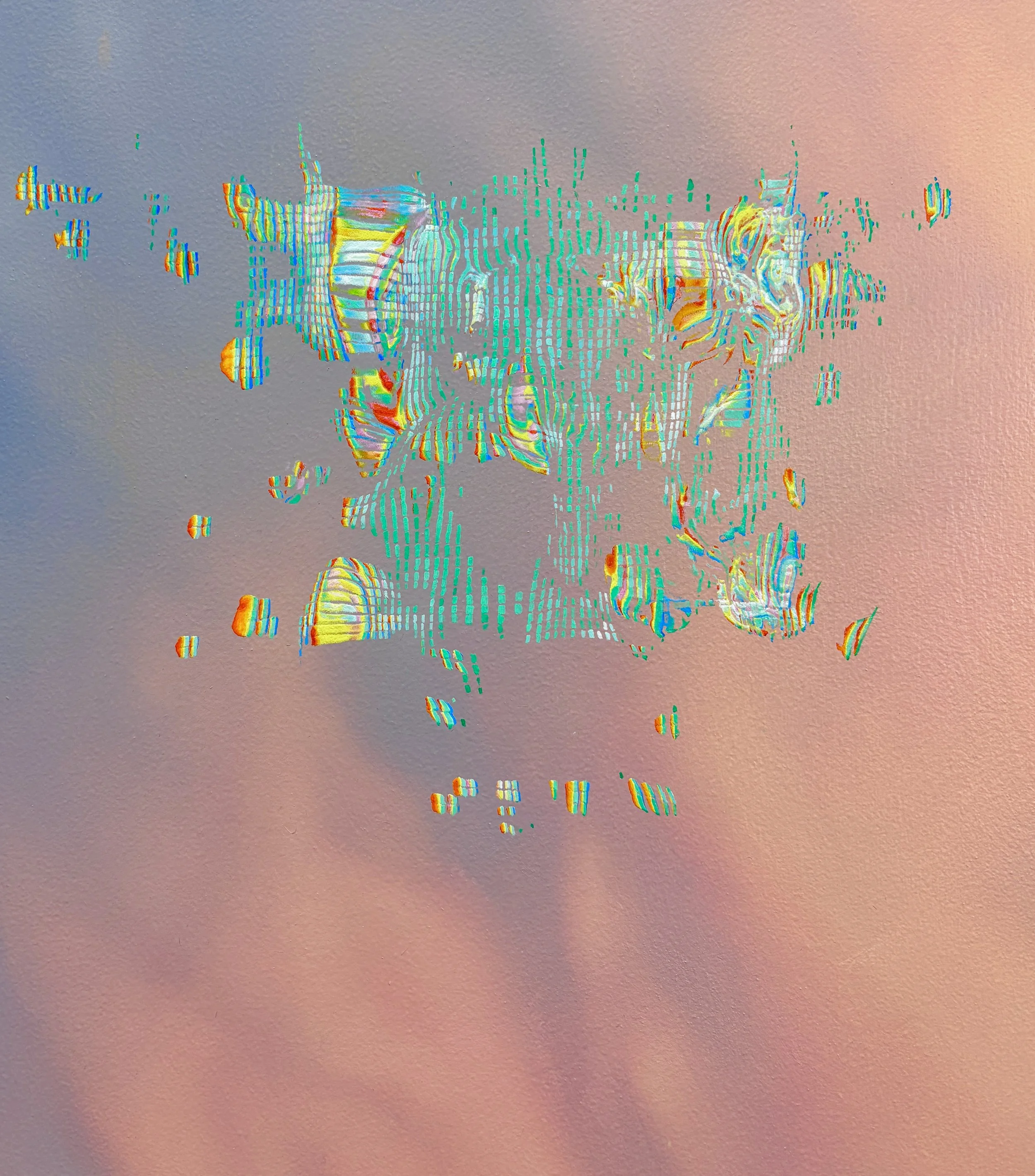  Fiend  Oil on Panel (detail) 