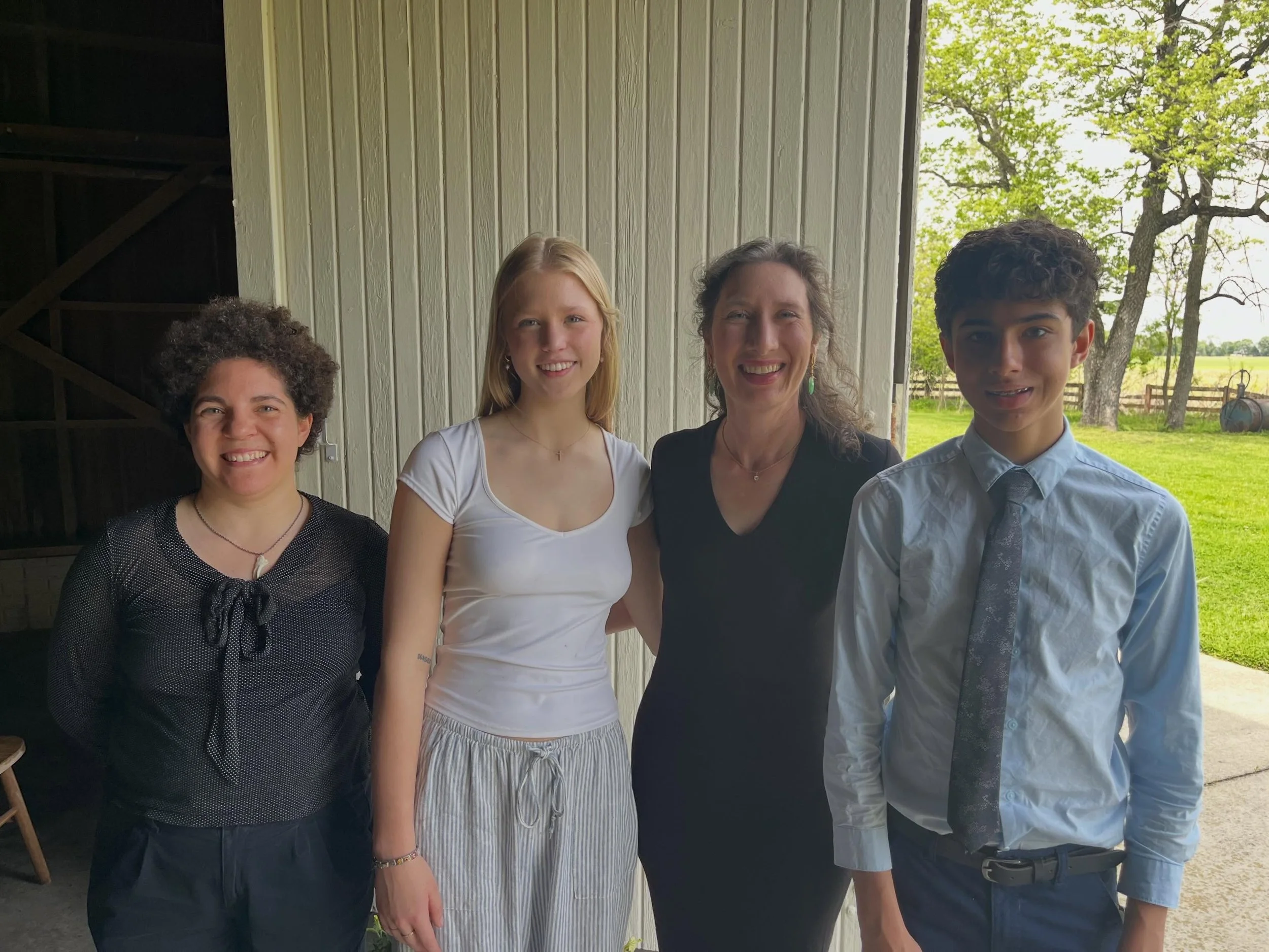 My heartfelt thanks to my farm family for supporting me as I hosted a Celebration of Life for my Auntie.  She was truly one-of-a-kind, and her memorial service was likewise unique.  James Virgil the Lamb wore his best tie, Benedict the Turkey strutte