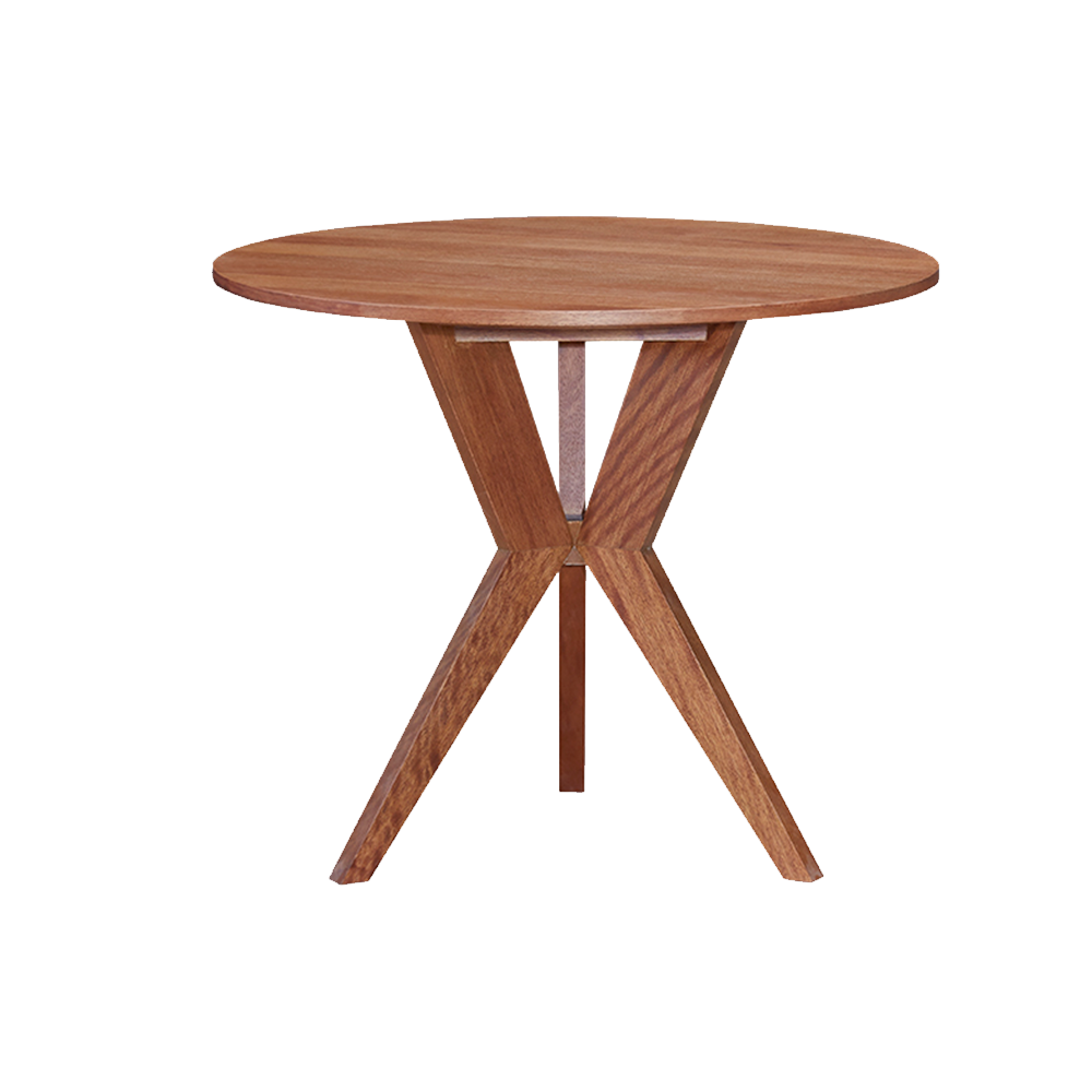 Wood 3-Leg Side Table