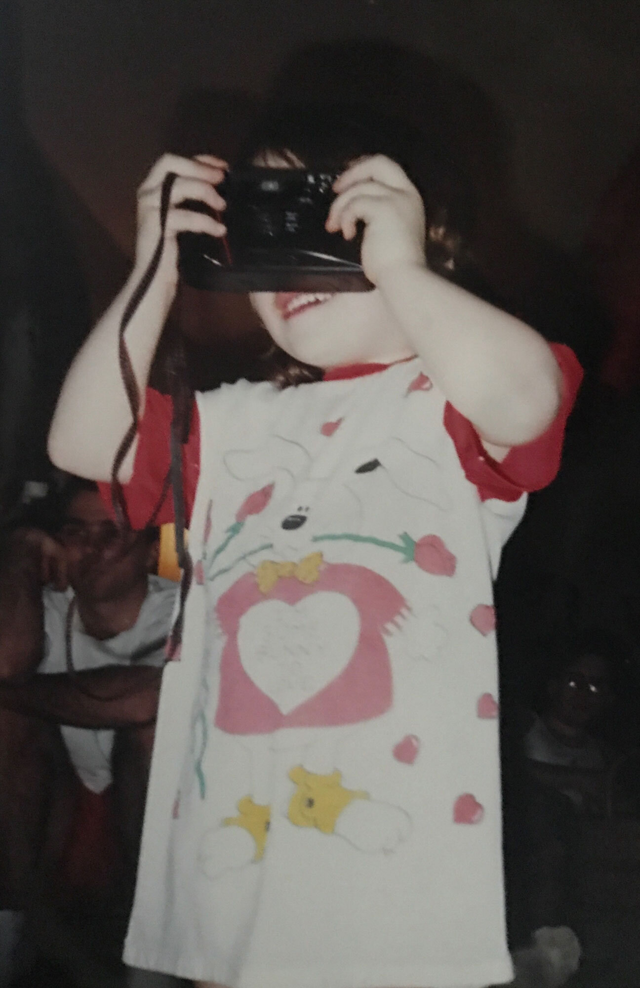 New Jersey Child with Polaroid Camera