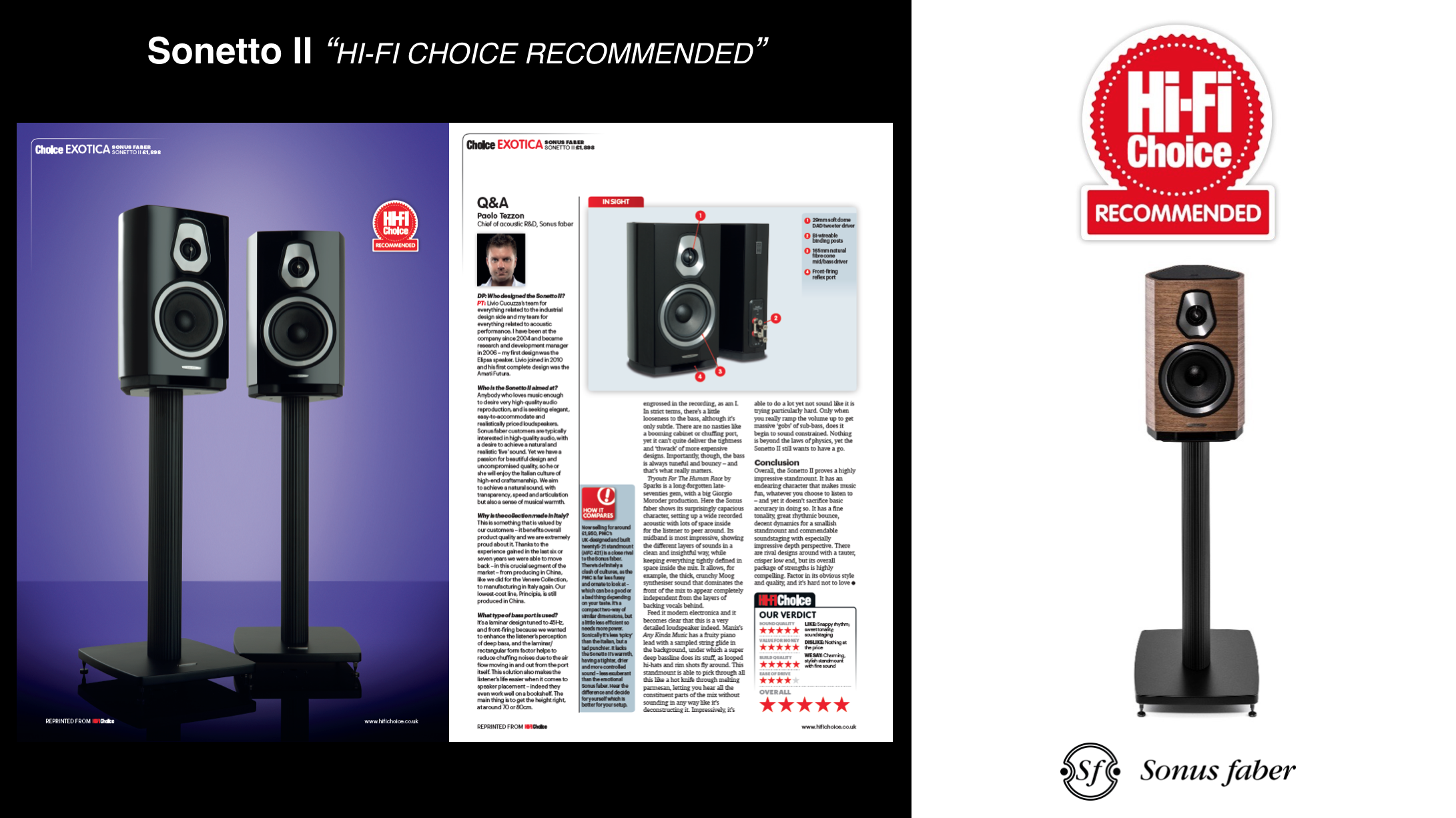 Sonus Faber Sonetto II Đông Thành - Hòa Phúc