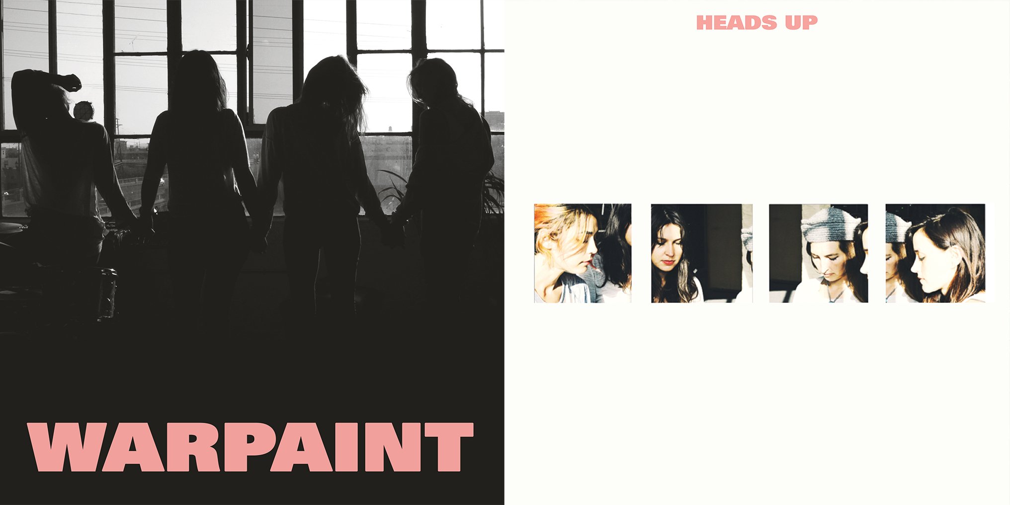  Warpaint “Heads Up” Design and photography 