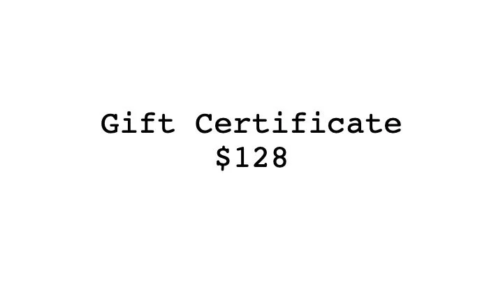 Gift Certificate