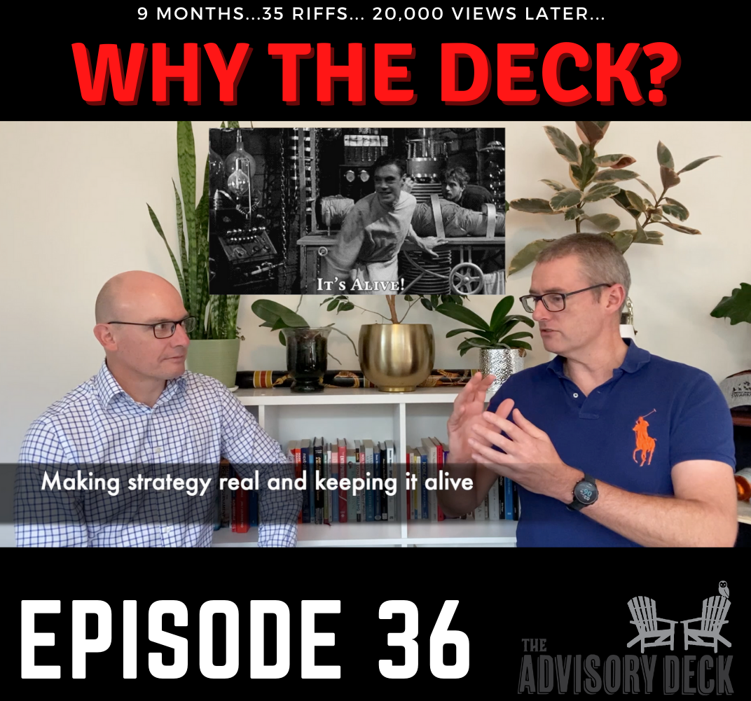 An explanation of (and lessons from) The Advisory Deck