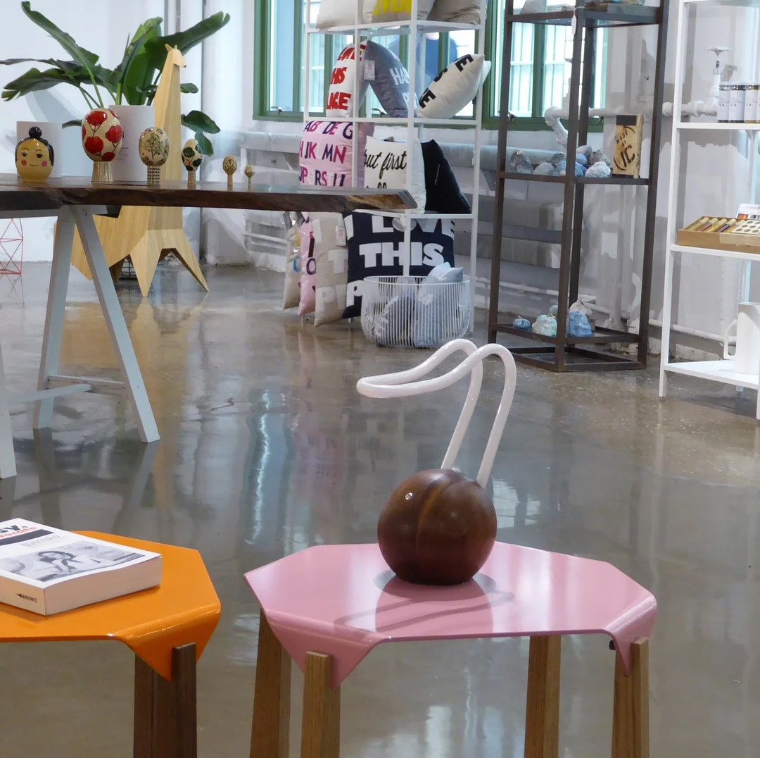 Lamps featured in the WantedDesign Store at Industry City!