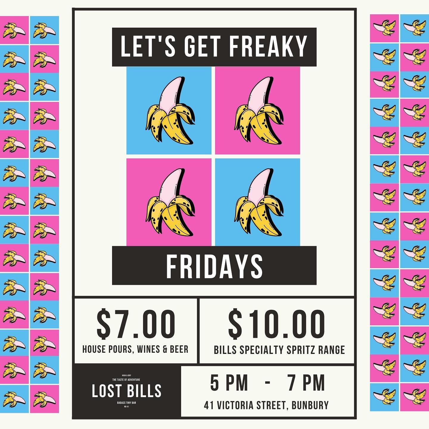 The suns back out so come end ya day with us at Bills!!!

From 5pm til 7pm come grab yourself $7.00 house spirits, @eaglebaybrewingco Kolsch schooners and High And Dry Bottling Co Wines 🔥🔥🔥 Orrr cool off with a $10.00 Spritz hehe

See ya at 5pm xo