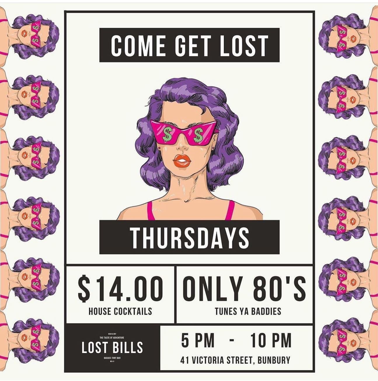 Time for some $14 house cocktails &amp; 80&rsquo;s bangers? 
Doors open from 5pm- 10pm 

Xoxo