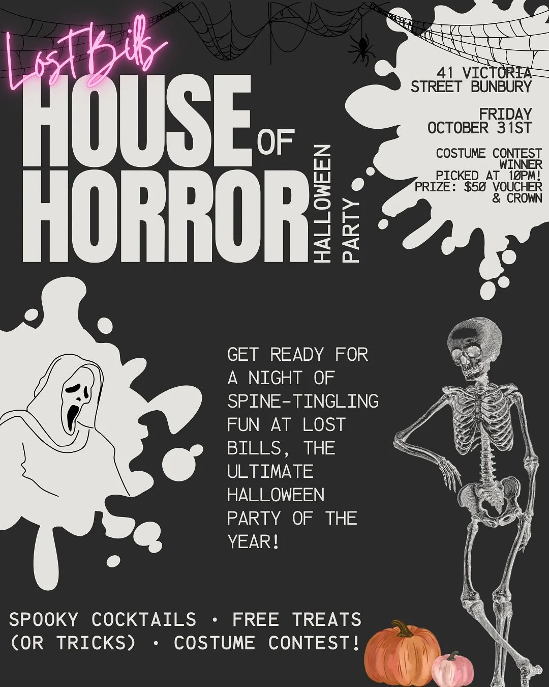 It’s spooky season Legends! You didn’t think we’d leave you hanging on Halloween did ya? ๐ ๐ป๐
Join us on All Hollows’ Eve for an unforgettable night full of frights, fun and horror!
Join our killer staff in dressing up th