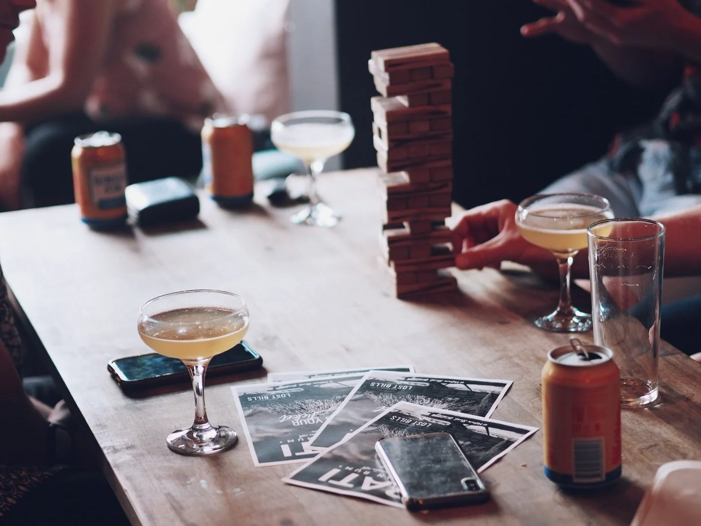 It&rsquo;s all fun and games here at Lost Bills, until someone&rsquo;s drink gets knocked over.. then it&rsquo;s war!! 😤 

Make sure to check out our range of board &amp; card games to go along with your cocktail of choice next time you stop by. Hon