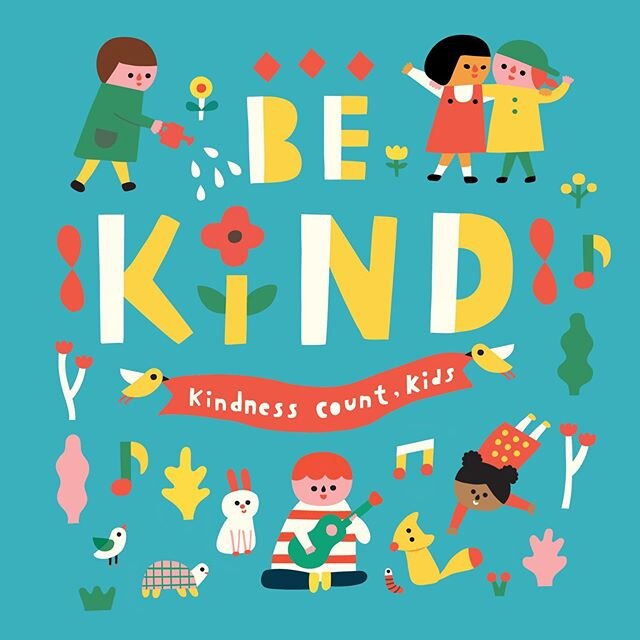 Works for adults too:) image from the book I illustrated #bekind written by @naomipwilkinson published by @storeypub