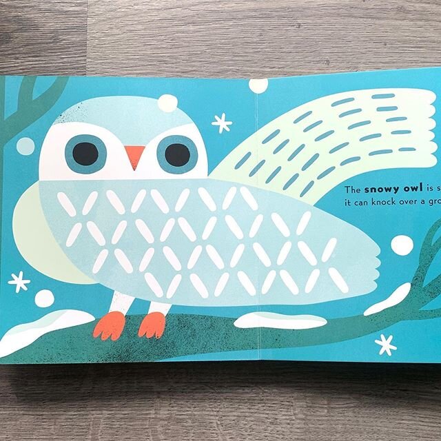 Snow owl says hi! Wish you a chill and cool summer! A page from the book I illustrated :) #cuddlycrittersforlittlegeniuses #childrenbooks @suesoliepatterson @jamespattersonbooks #hsinpingpan#illustration#snowowl