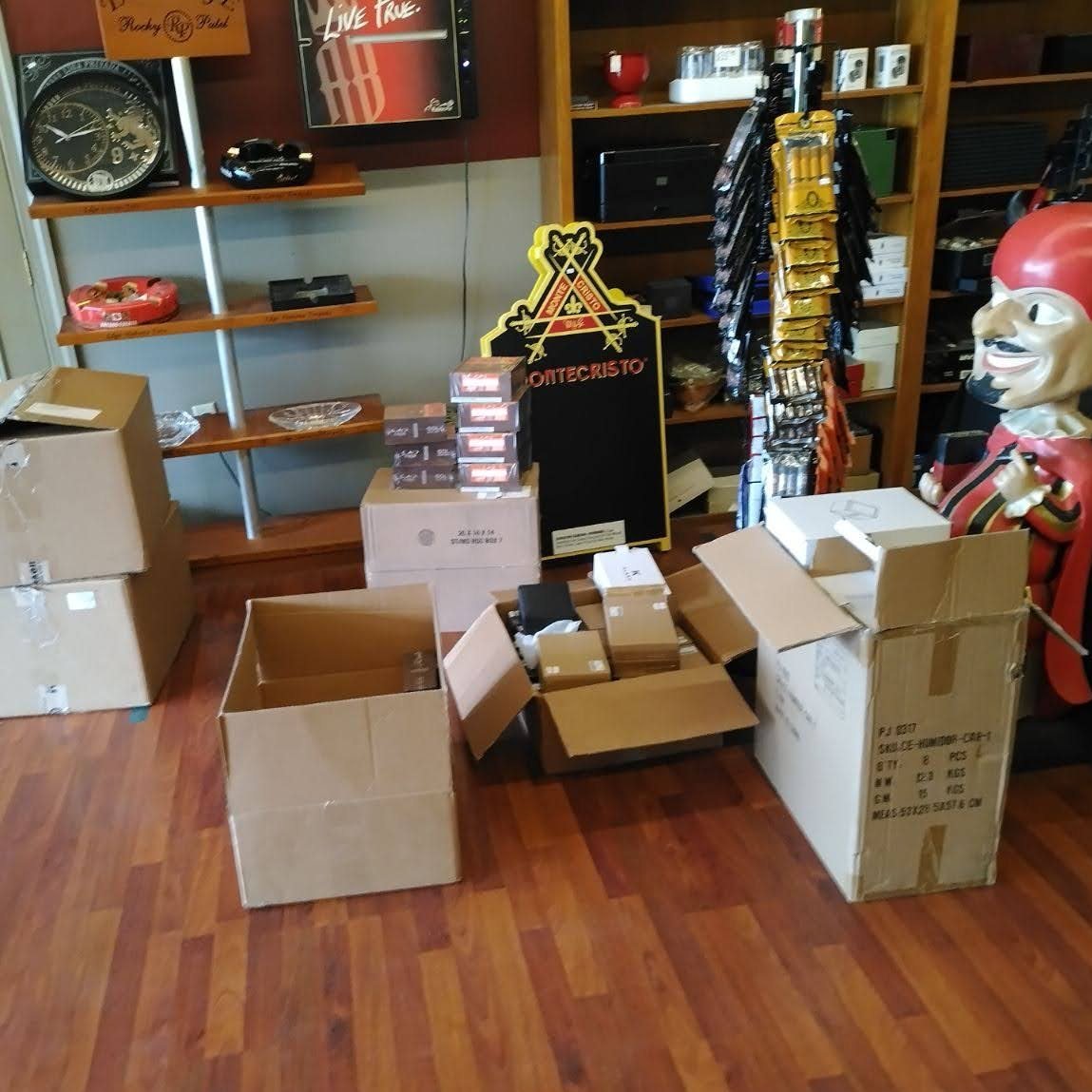 #NewCigarArrival

Please excuse our boxes... It turns out good things can come in BIG packages! Our @PCA1933 show orders are arriving hot and heavy -- we will be posting more in the coming days. 

#PCA24 #ProTip - Stop in soon to get the best and lat