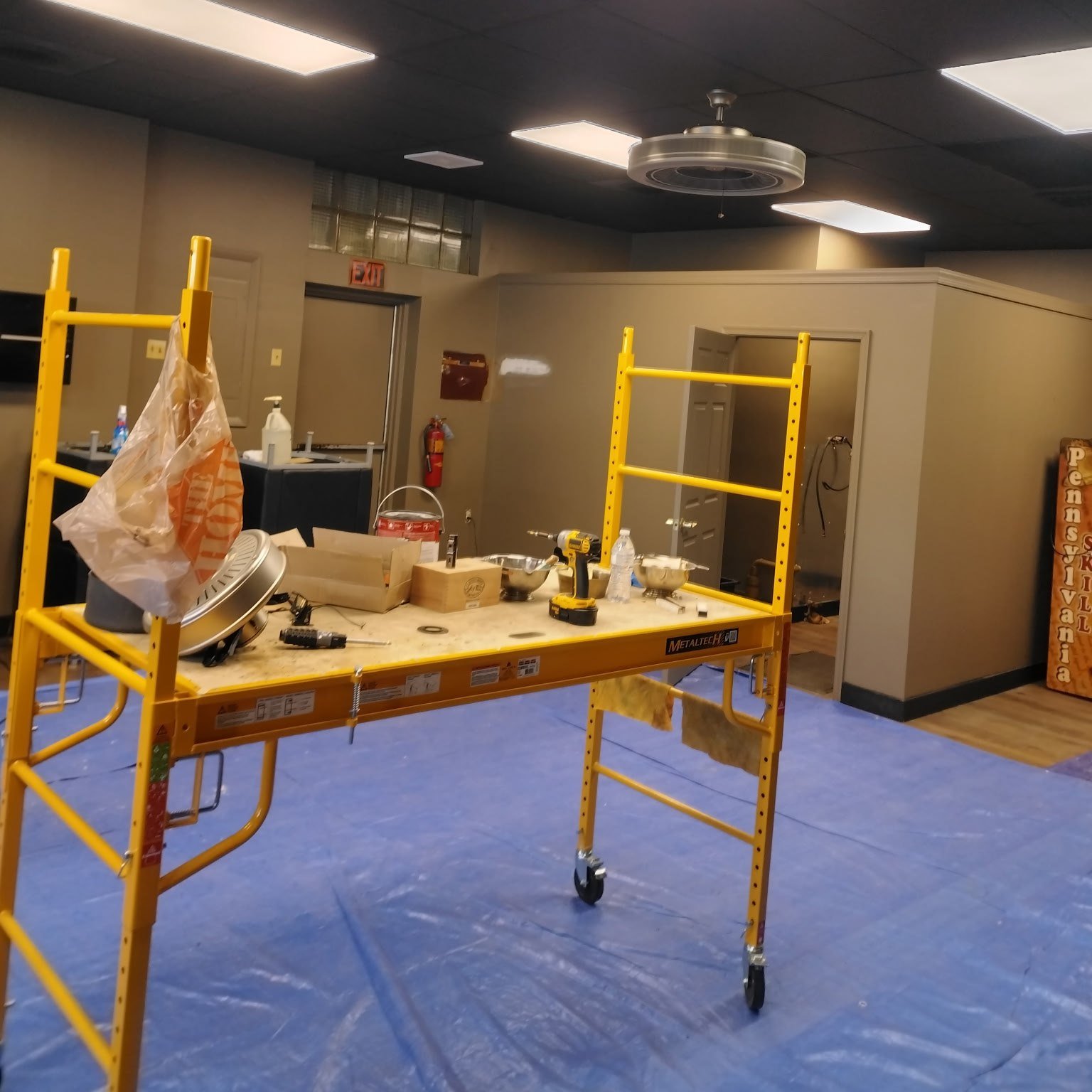 For all our fans who have been asking: Construction continues apace on our #Lemoyne cigar lounge remodel. Here's another behind-the-scenes peek.

We look forward to sharing our new, completely refreshed space with you! In the meantime, we invite you 