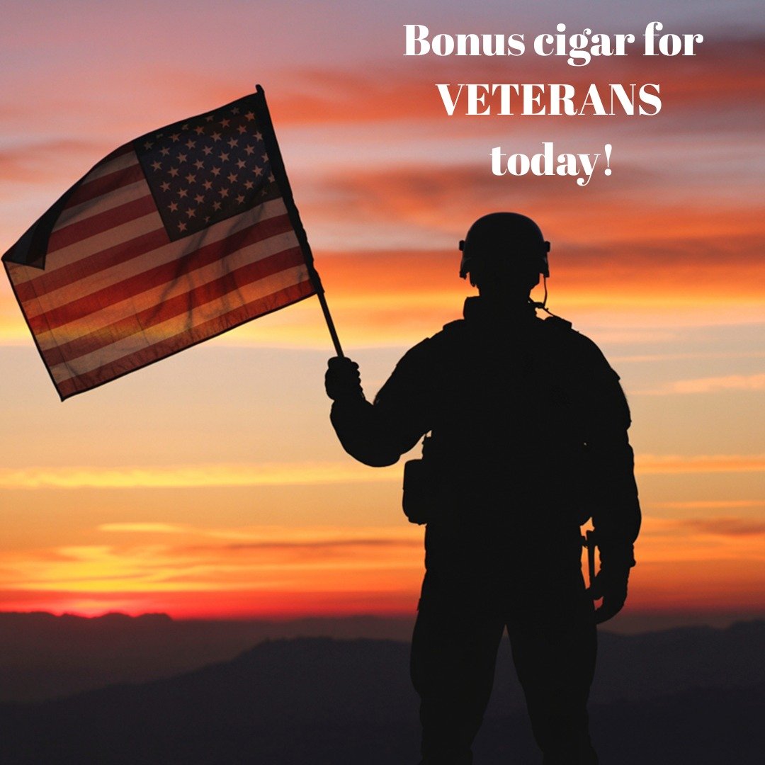 On Tuesday, November 11, veterans can stop by either of our locations and receive a bonus cigar.

#Lemoyne #Harrisburg #veteransday2025