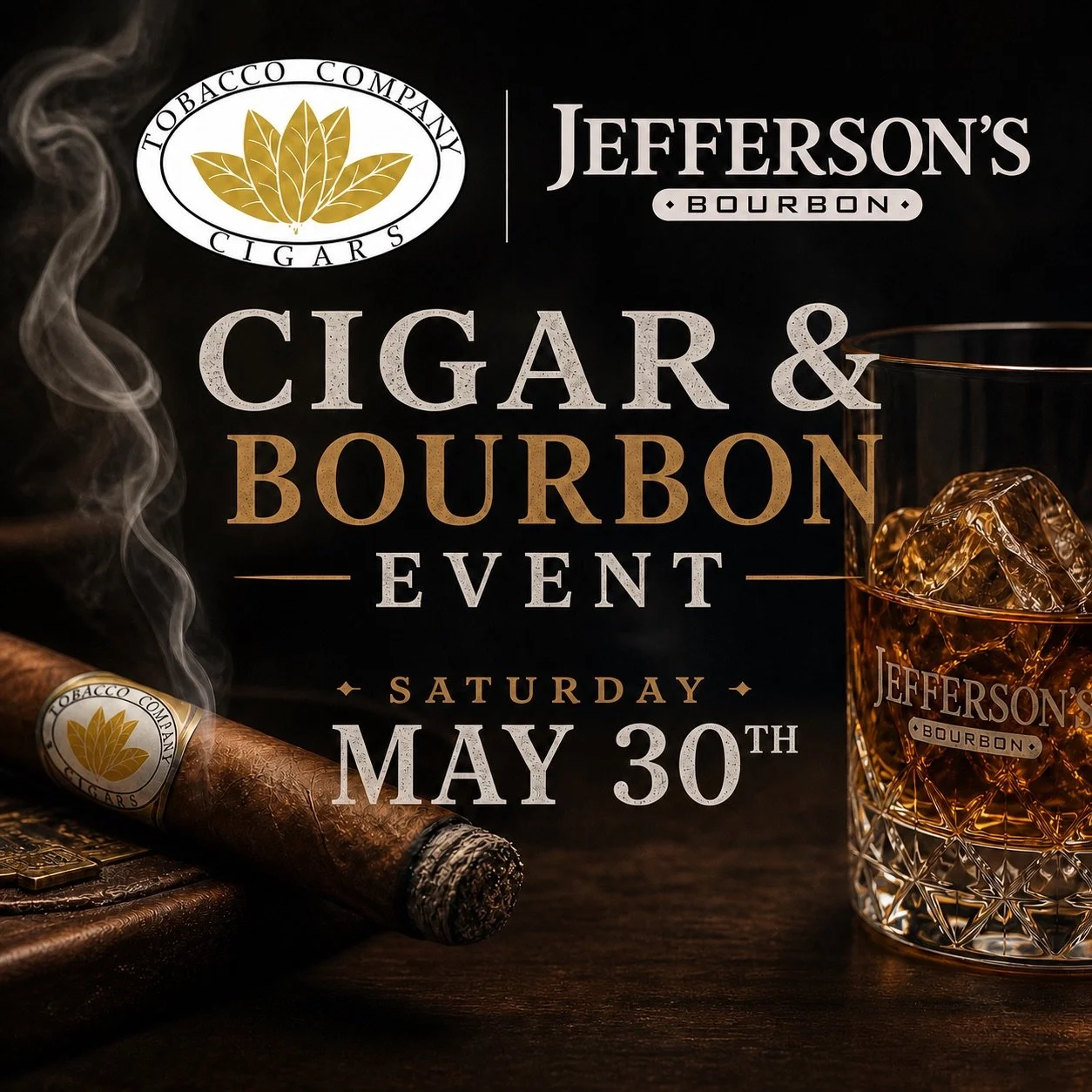 Mark your calendars! The very popular @carsonvillehotel event is BACK.

On Saturday, May 30, 2026, The Tobacco Company will be on hand at the Carsonville Hotel (3176 Powell's Valley Road, Halifax, PA) for cigars on the lawn all day and a Jefferson Bo