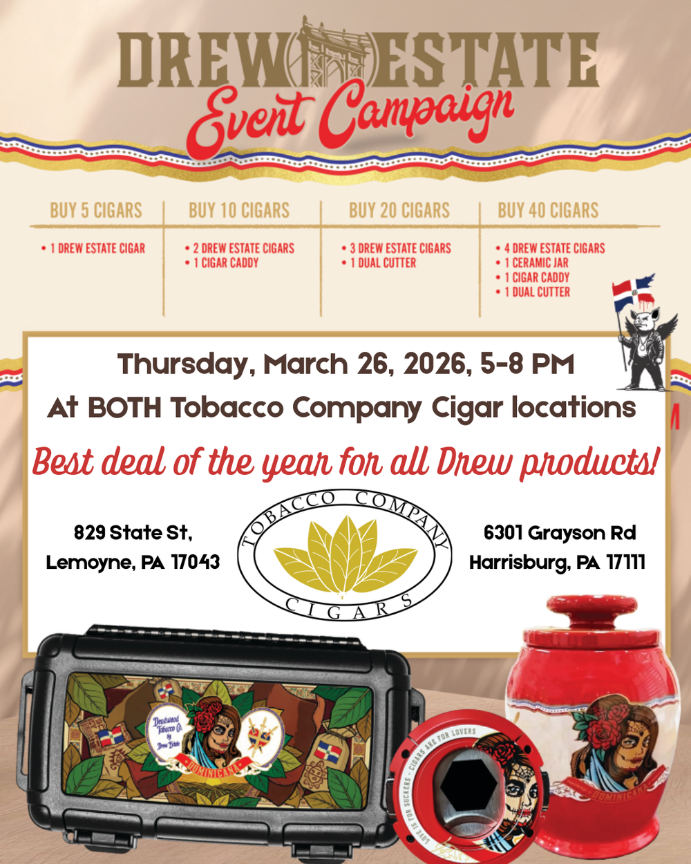 tobacco events Upcoming Events — The Tobacco Company