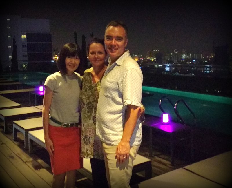 Helen, our landlady and new friend in Penang.