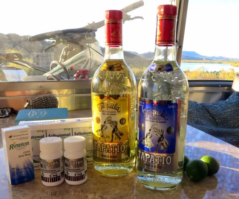 Our haul from our trip south of the border