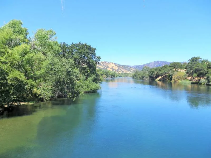 Serene water at Lake Solano