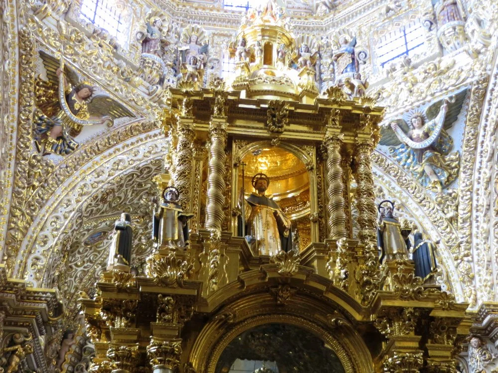 The Capilla del Rosario (Rosary Chapel) inside Santa Domingo is incredible