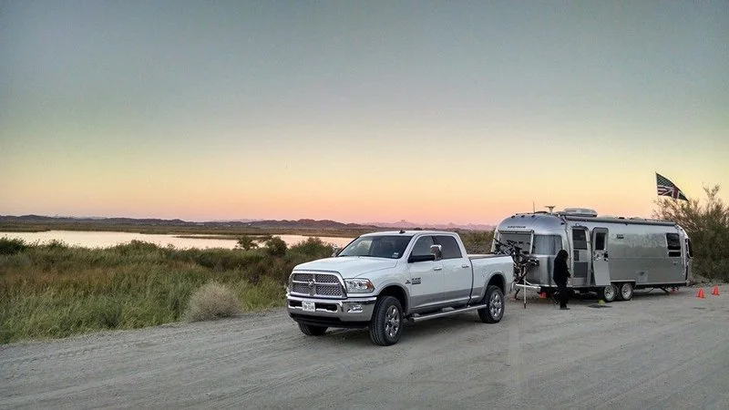 Boondocking at Mittry Lake