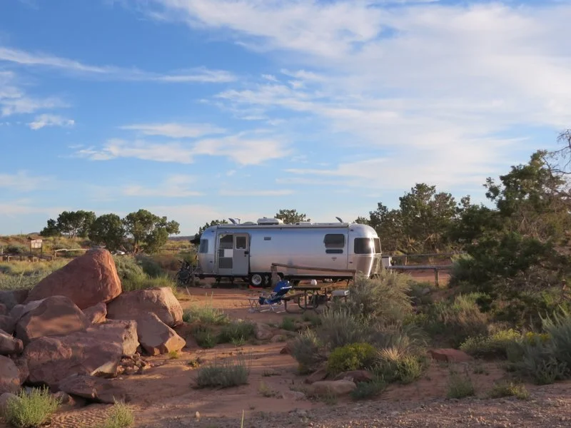 Our camping spot during our Moab stay
