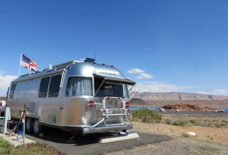 So happy with our spot at Sand Hollow SP