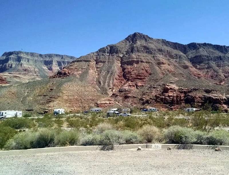 Overnight stop at Virgin River Canyon