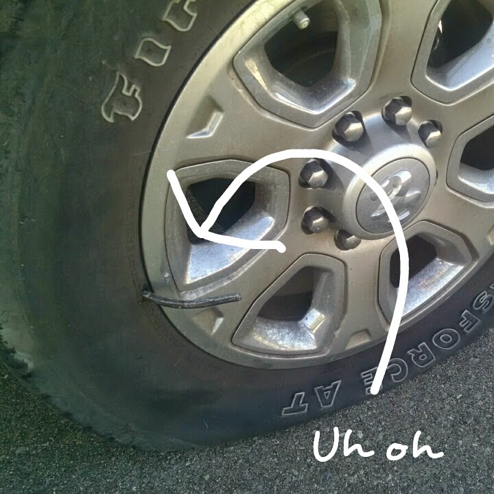 Metal Spike = Puncture