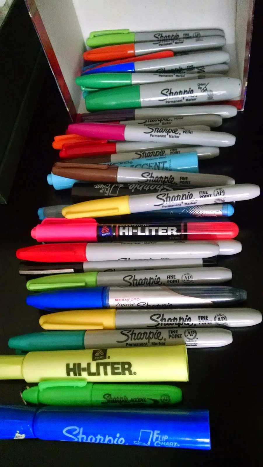 We don't miss all the stuff we got rid off! How many Sharpies do you need!!