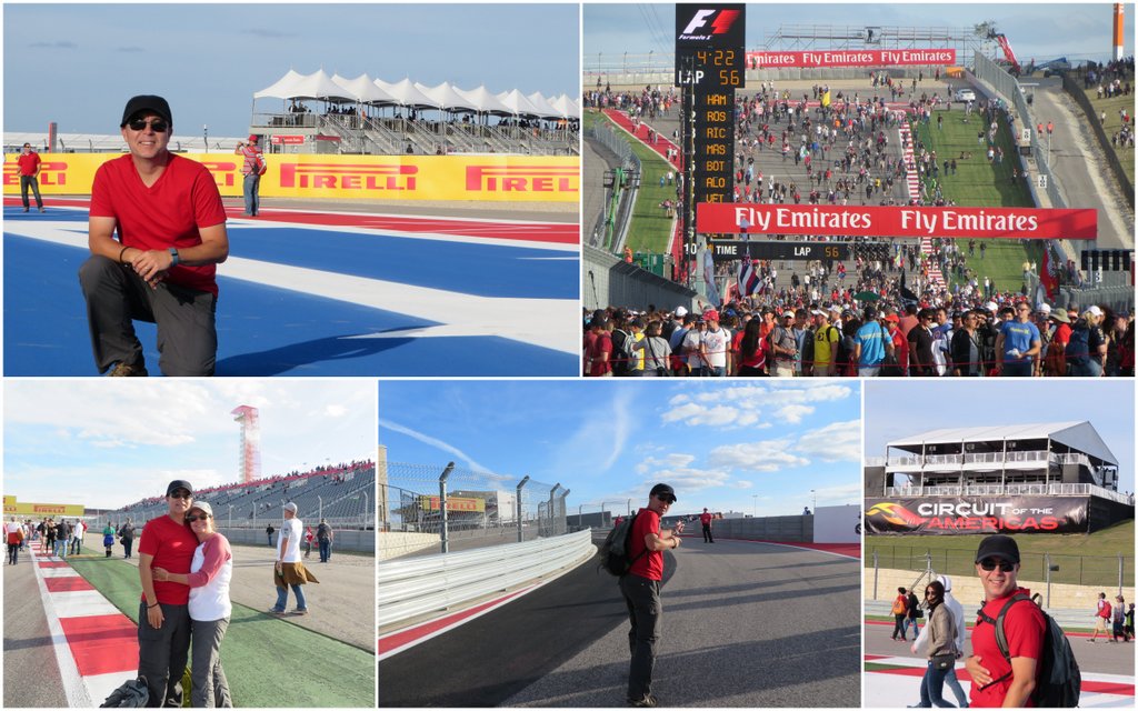 Track invasion! Iain tried going into the pits!