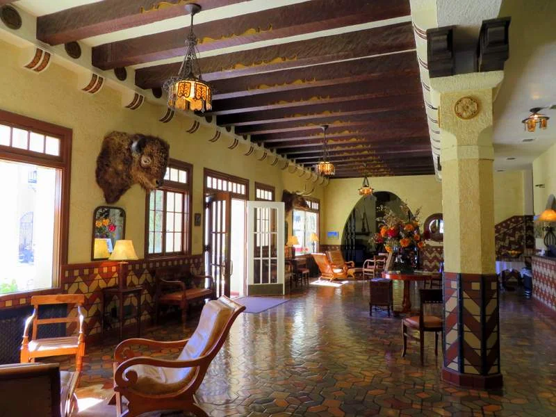 The luscious El Paisano Hotel