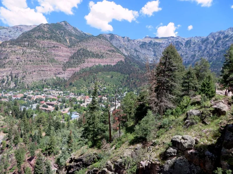 The beautiful town of Ouray