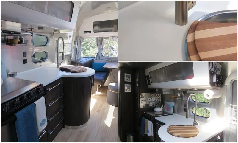 The white counter-tops in all their glory