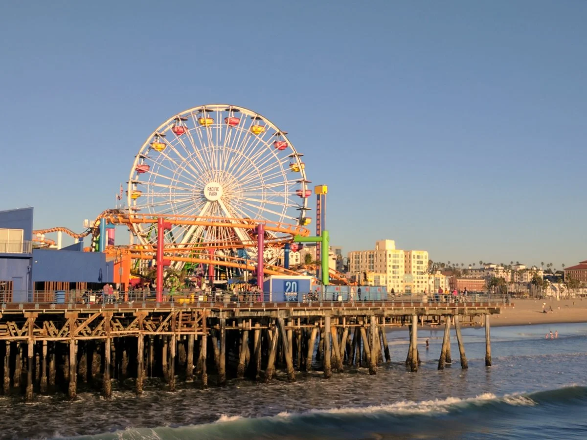 Fun in the very touristy Santa Monica