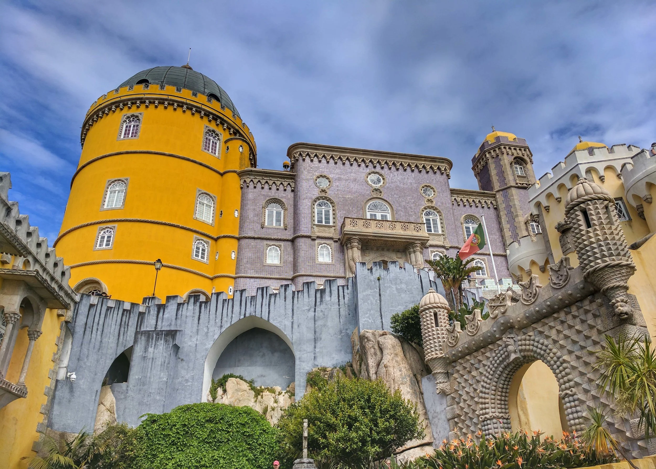 Beautiful exterior of Pena Palace