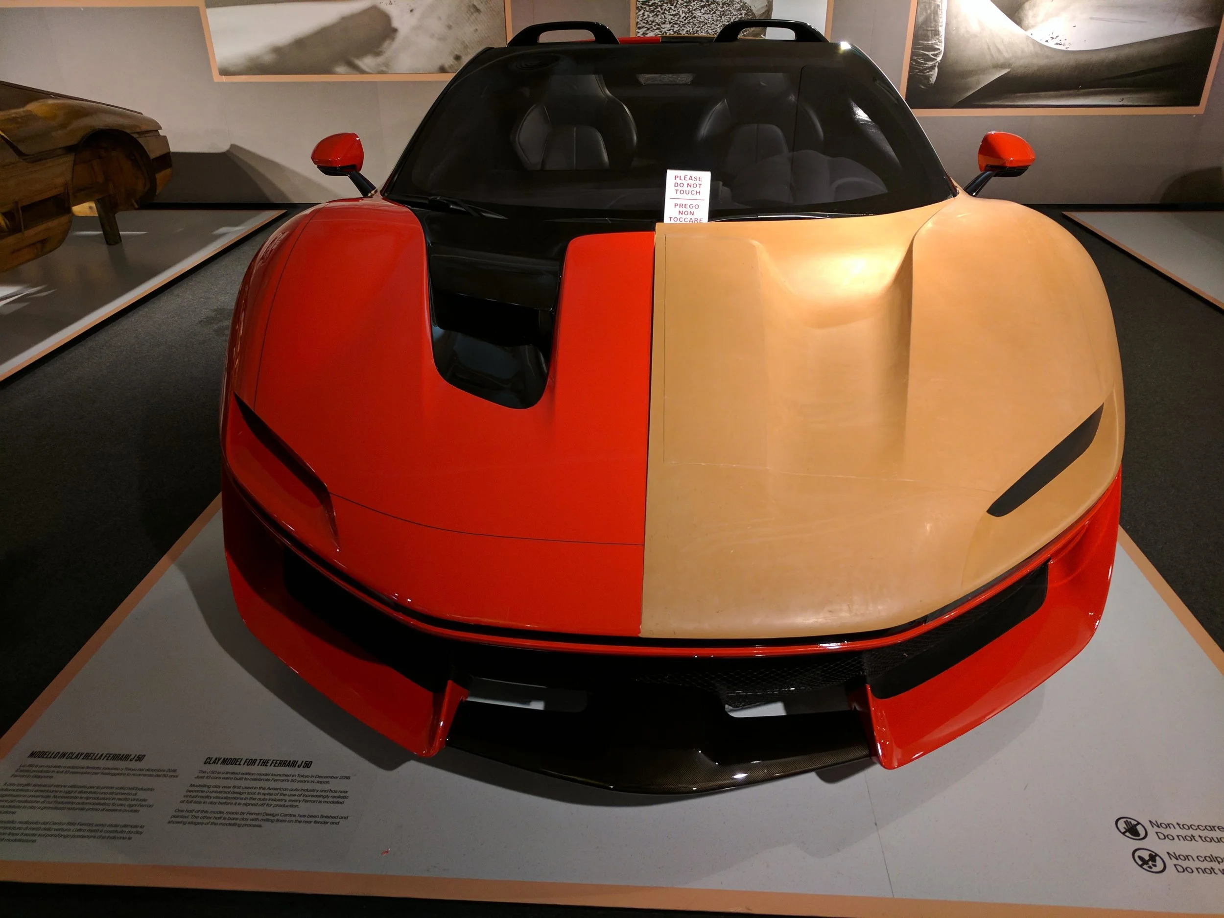 In the process of designing a car, a model is built out of clay
