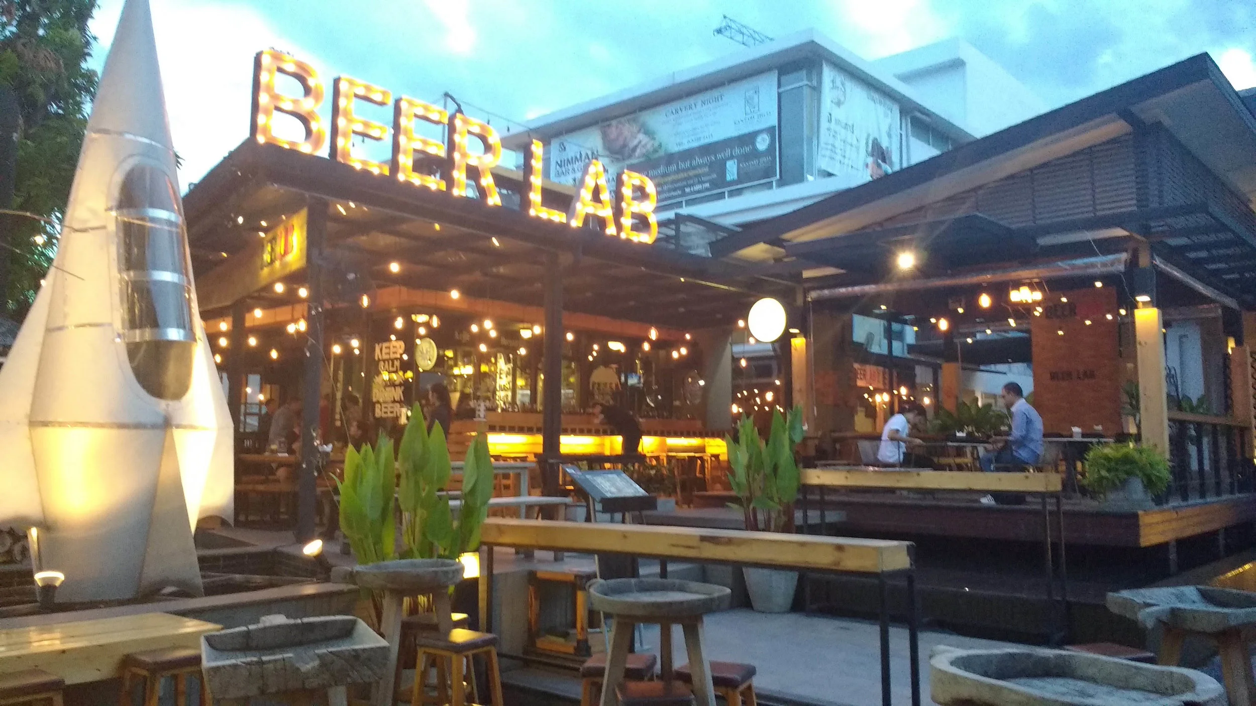 Hipster Beer Bar in Chiang Mai, Thailand