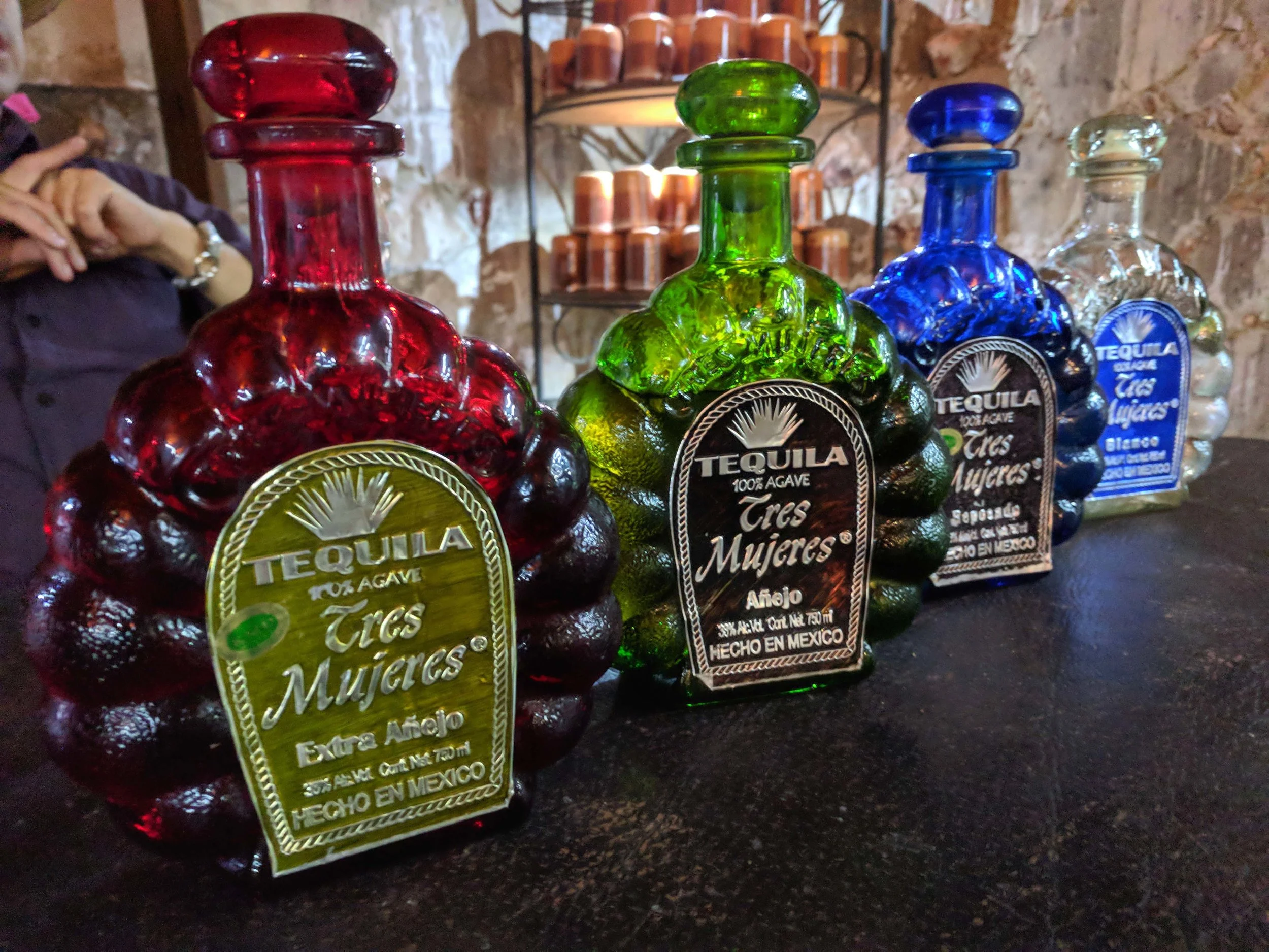 A buffet of tequila to try
