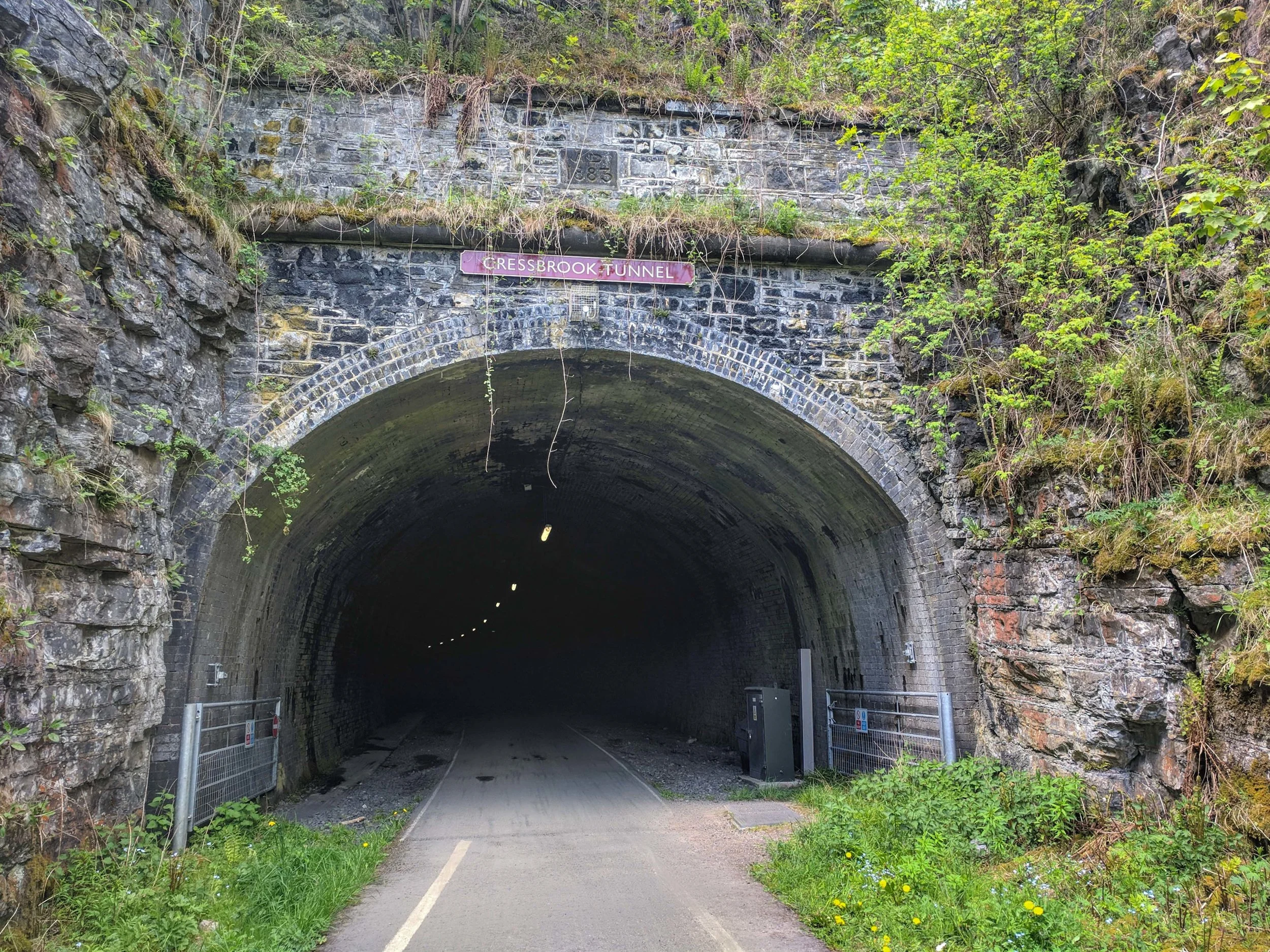 The tunnels on the Monsal Trail