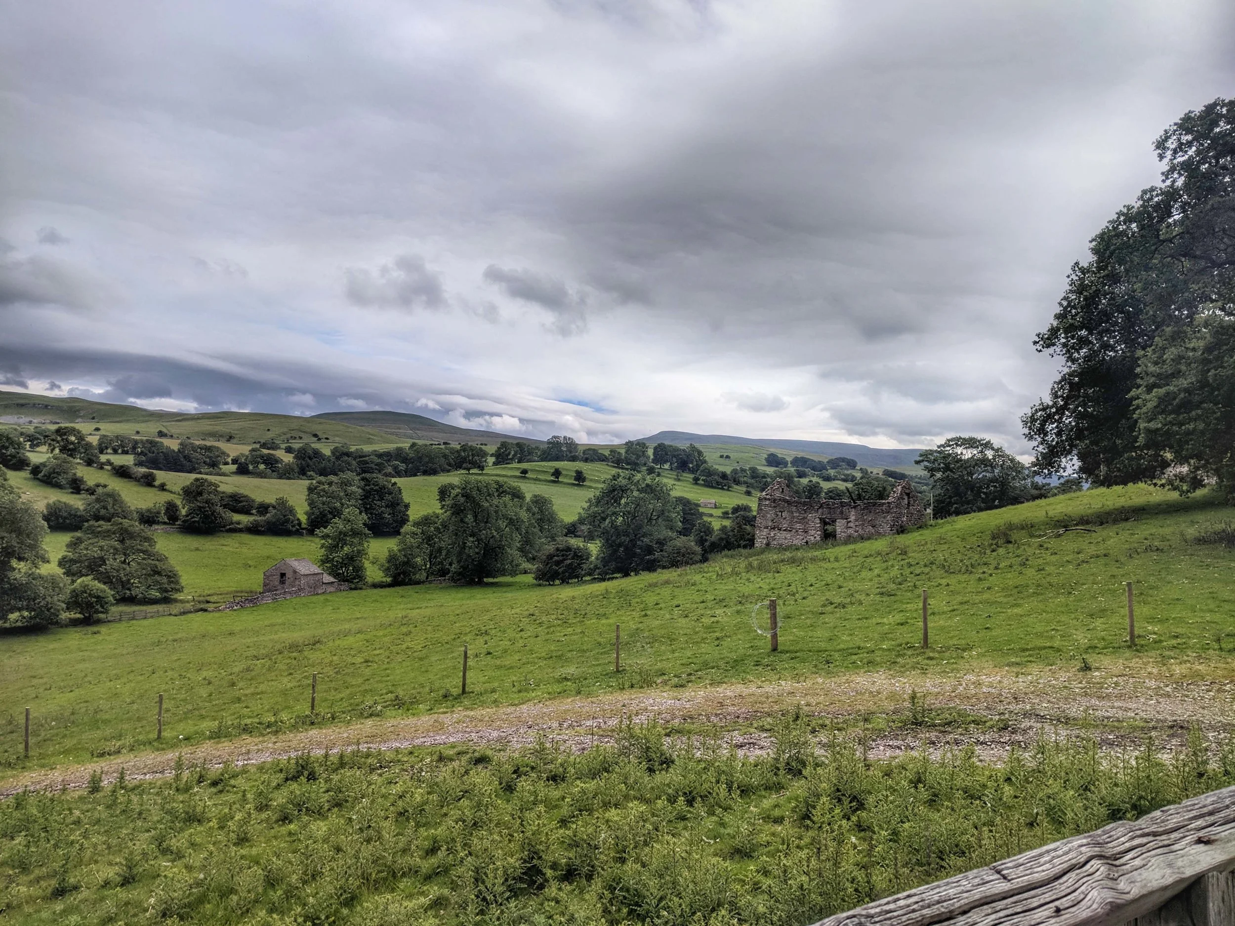 The rolling landscapes of the Yorkshire Dales at Nateby, Kirkby Stephen
