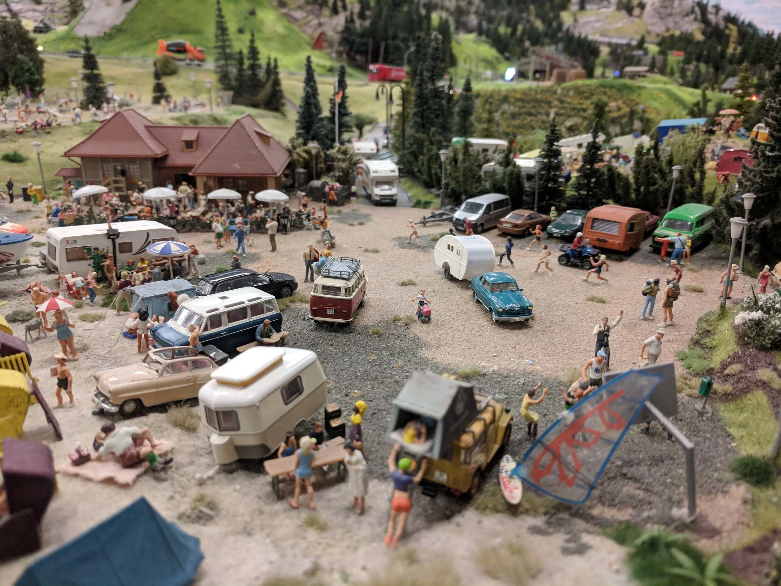 There’s even a mini campground