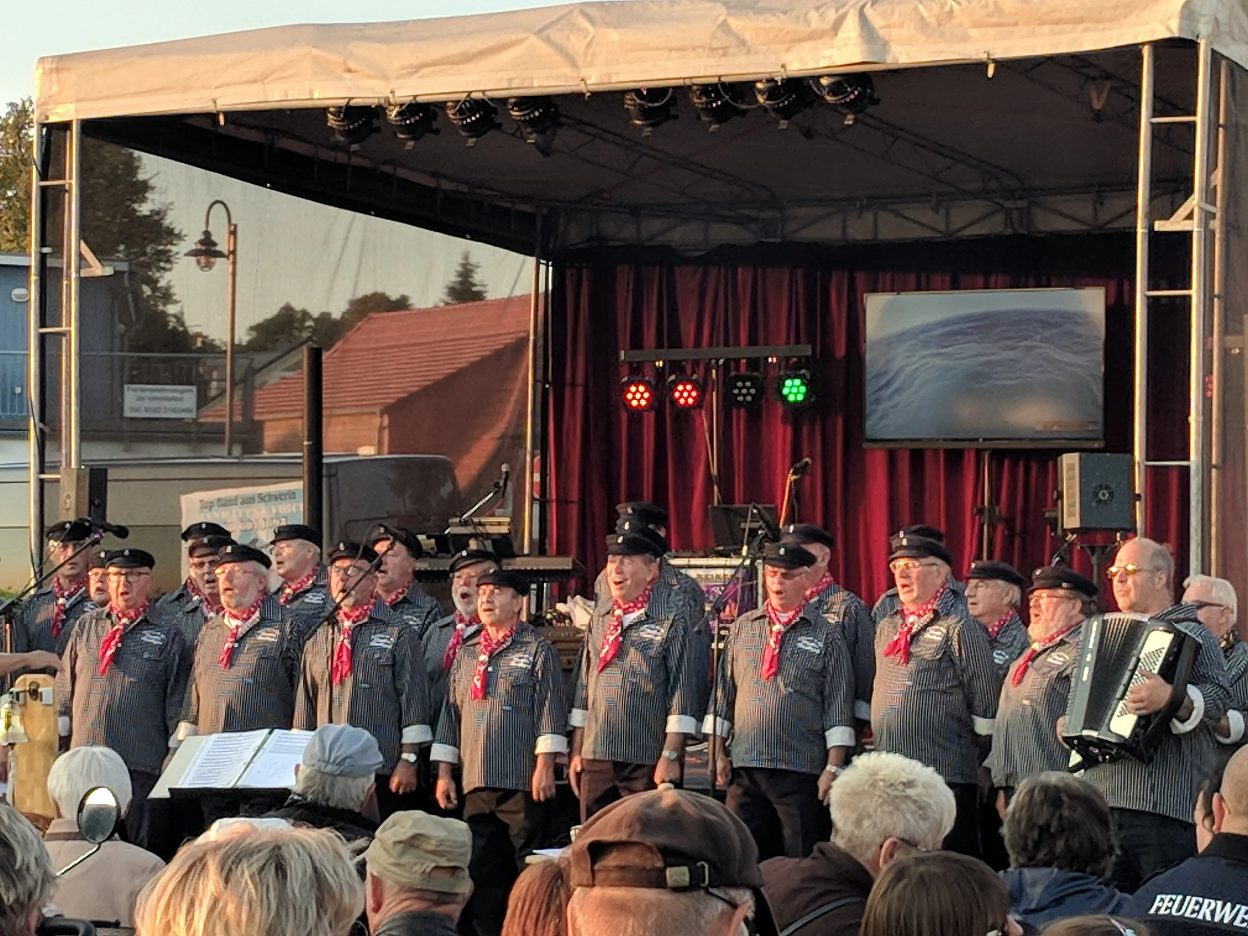 A Shanty Choir (before the Drag Artist showed up!)