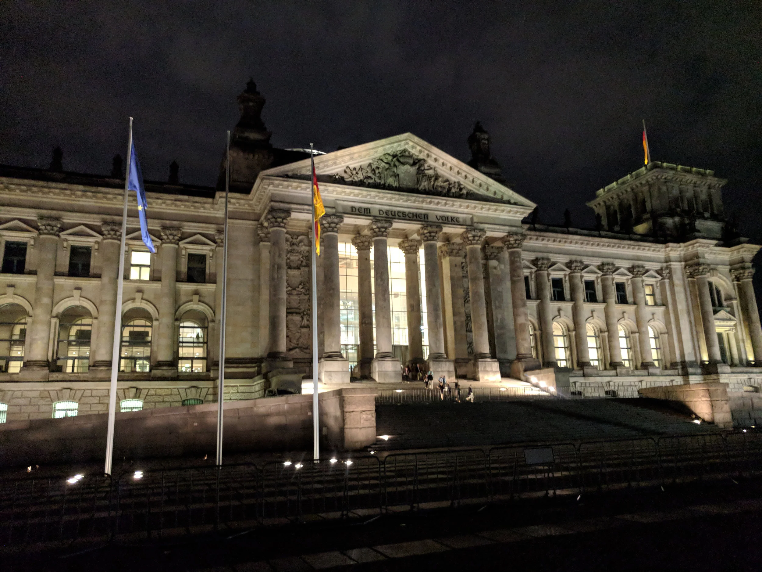 The infamous Reichstag building where the Bundestag is located