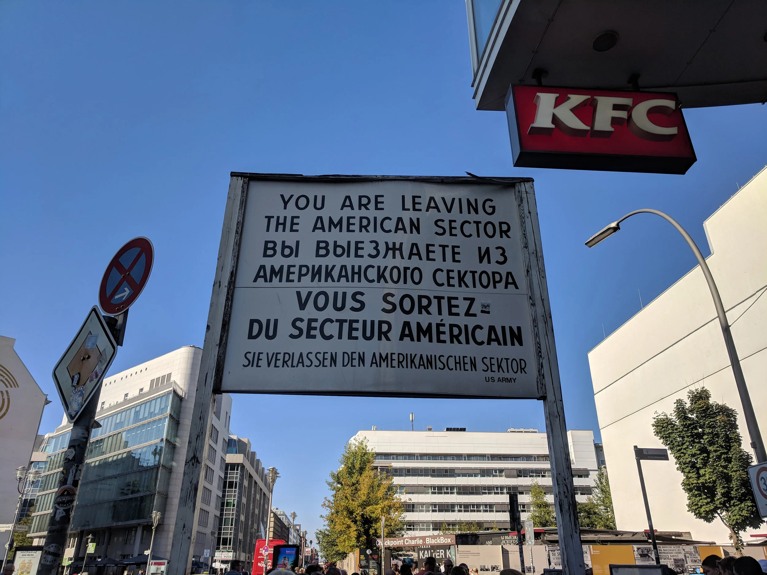 We had to visit Checkpoint Charlie