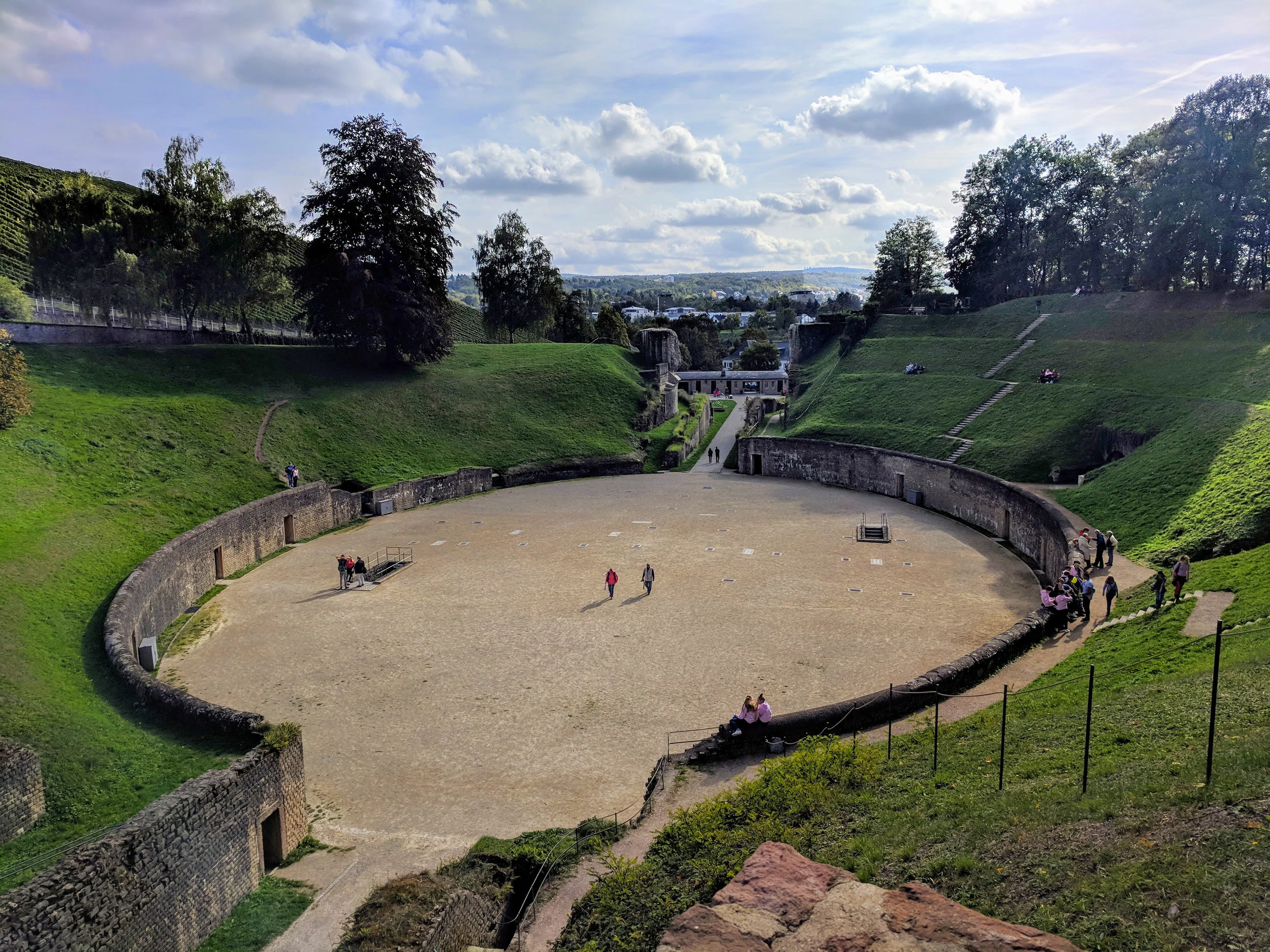 The Roman Amphitheater in Trier