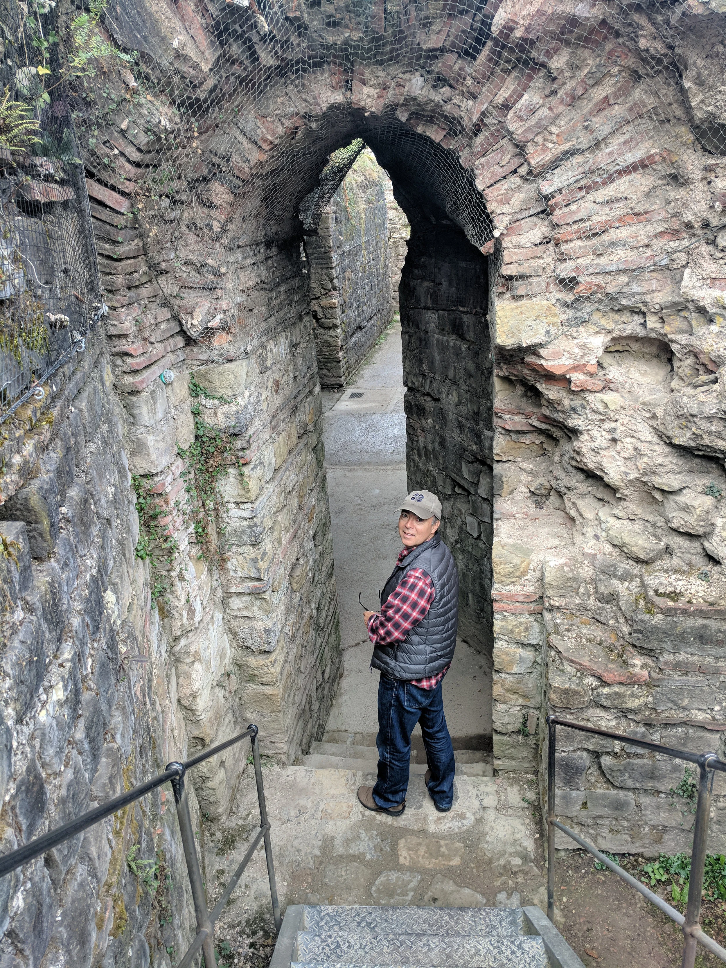 Iain explores the underground tunnels of the Roman baths