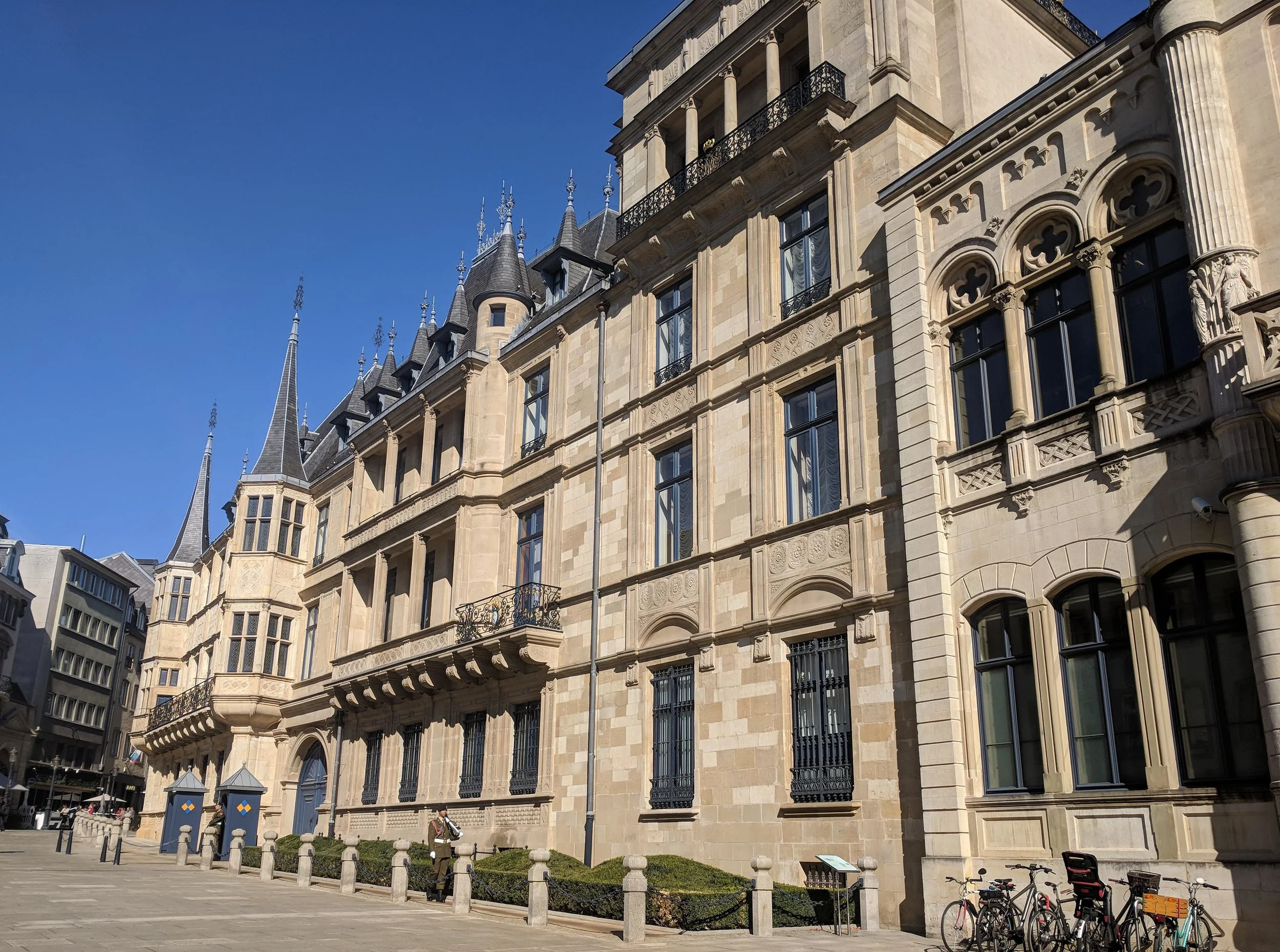 The Grand Ducal Palace in the center of Luxembourg