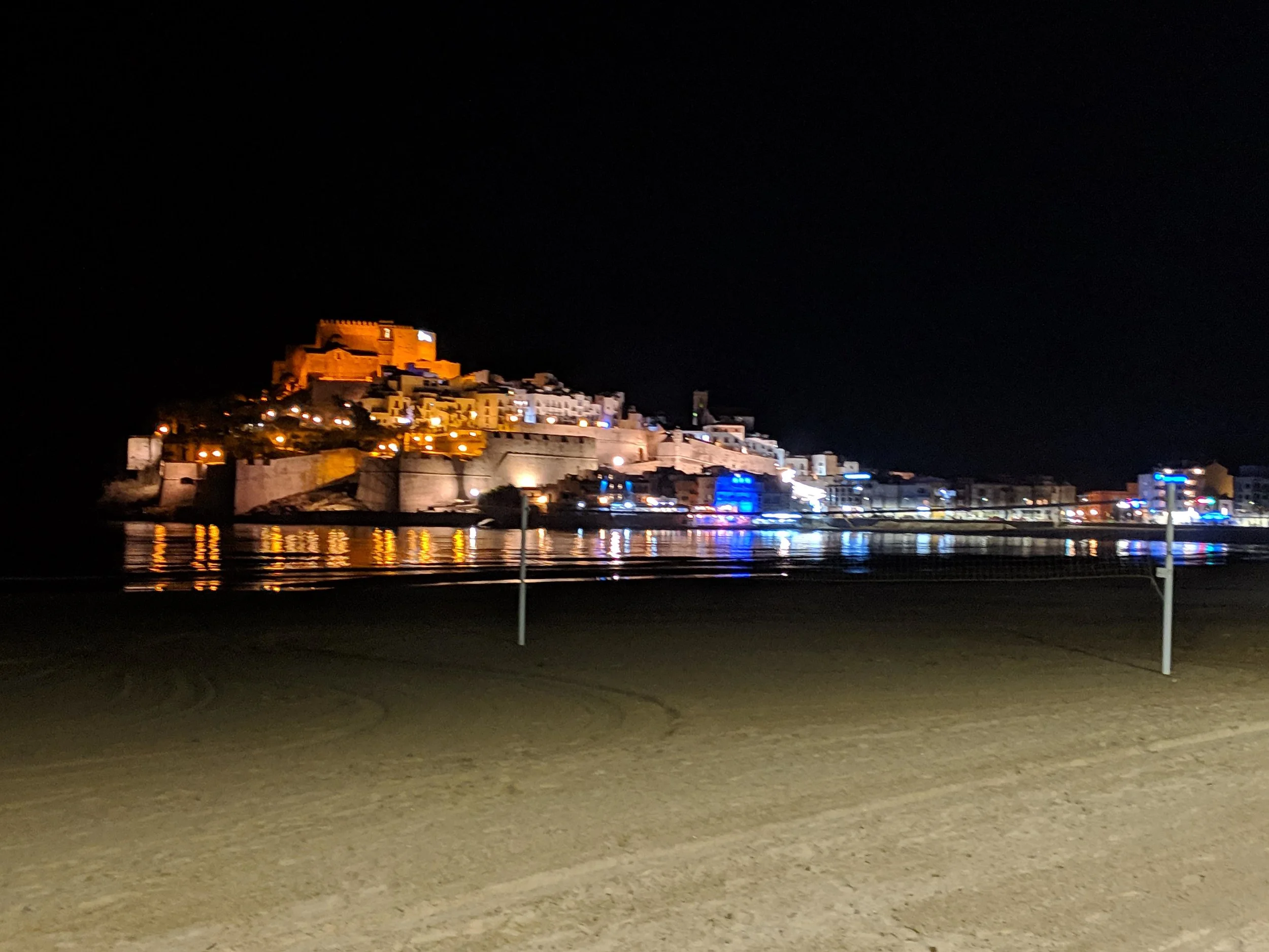 Peñiscola old town looking festive