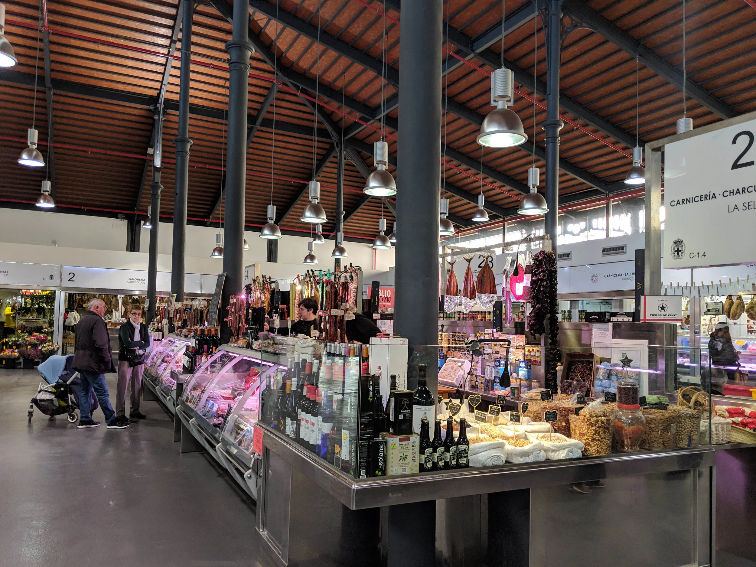 Almeria has a lovely clean and modern mercado